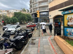 Lluvias en Ibiza.