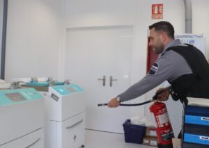Simulacro en el Hospital Can Misses.