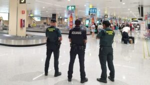 Dispositivo conjunto de la Guardia Civil y Vigilancia Aduanera.