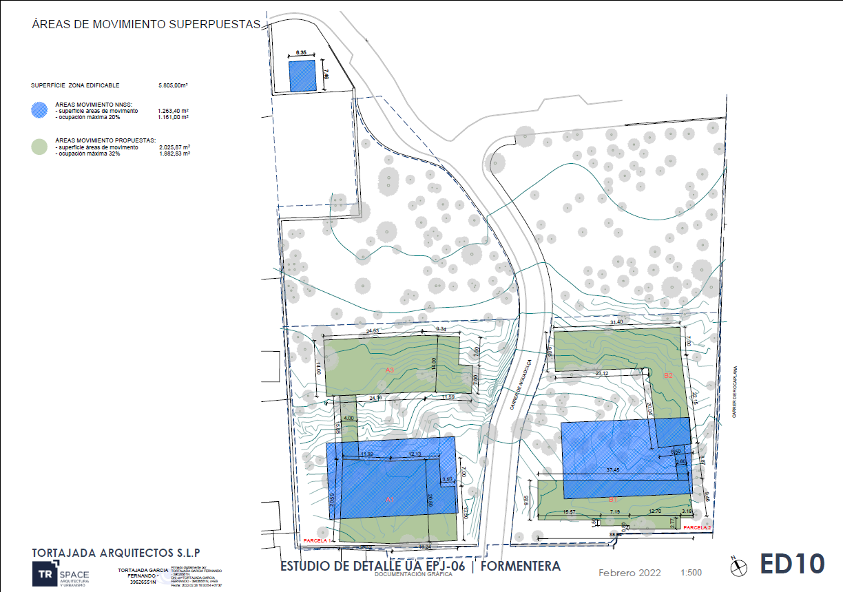 Plano estudio de detalle es Pujols. 