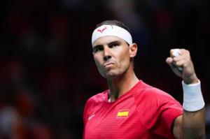 Rafa Nadal jugando con España.