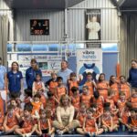Deportistas del deporte base.