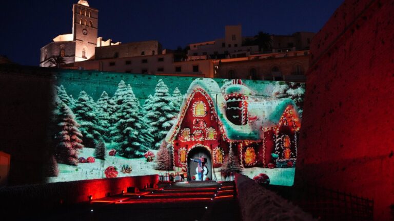 Inauguración de la Navidad en Ibiza.