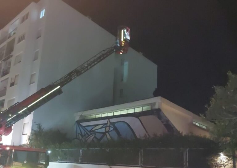 Momento de la intervención de los Bomberos de Ibiza.