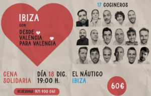 Evento de chefs solidarios en Ibiza.