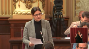La diputada socialista Irantzu Fernández.