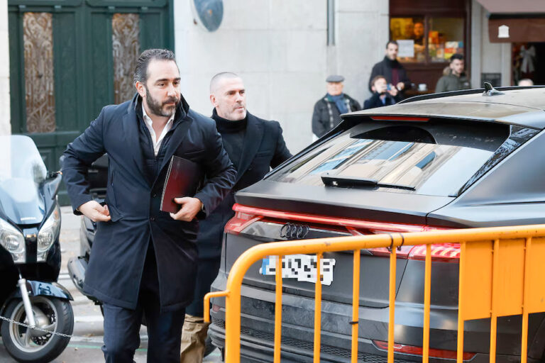 Dani Esteve de la empresa Desokupa acompañó al empresario Víctor Aldama al Tribunal Superior en Madrid.