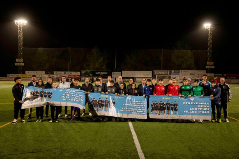 Presentación de la campaña 'Basta de violencia, ¡quiero jugar al fútbol!'.