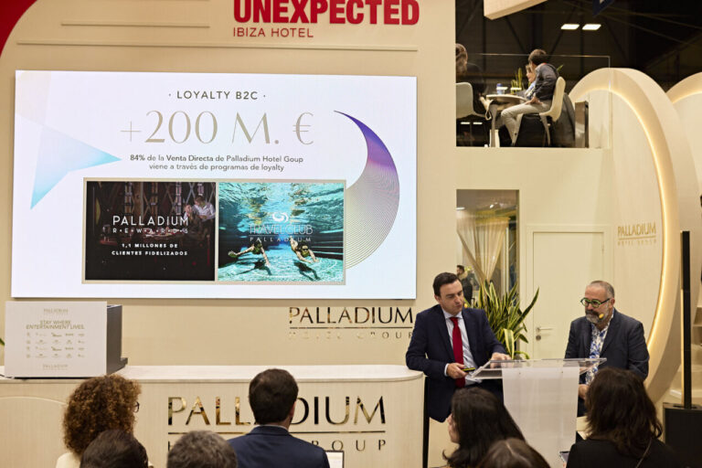 Presentación de Palladium Hotel Group en Fitur.