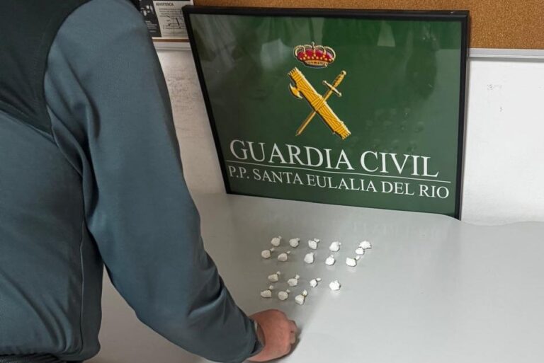 Detenido por tráfico drogas Santa Eulària.