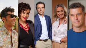 Diego Calvo, Alicia Reina, Abel Matutes Prats, Eva Ballar&iacute;n y Marc Rahola.