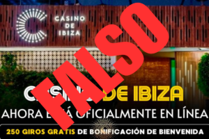 Falsa publicidad. El Casino de Ibiza ha denunciado el hecho.
