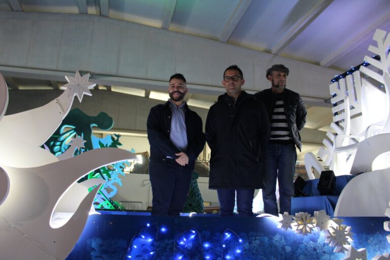 Momento de la presentación de la fiesta de Reyes Magos.