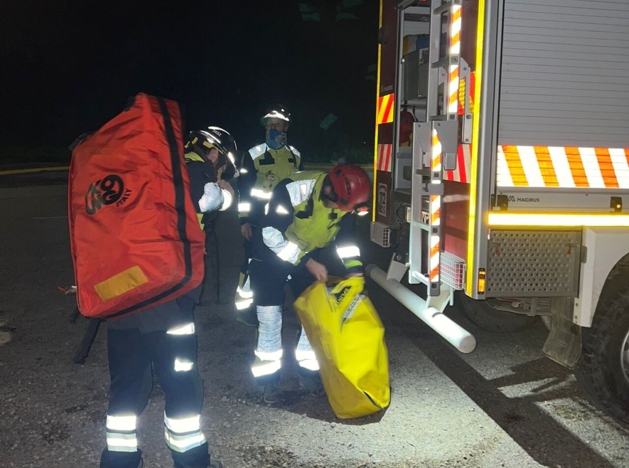 Bomberos de Ibiza en Sant Joan.