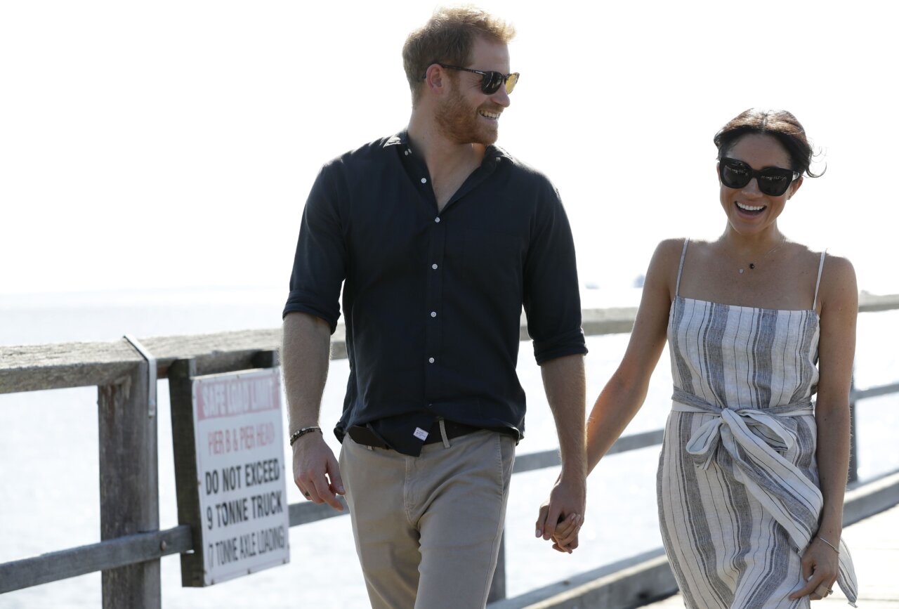 Meghan and Harry, Duke and Duchess of Sussex were in Vista Alegre.