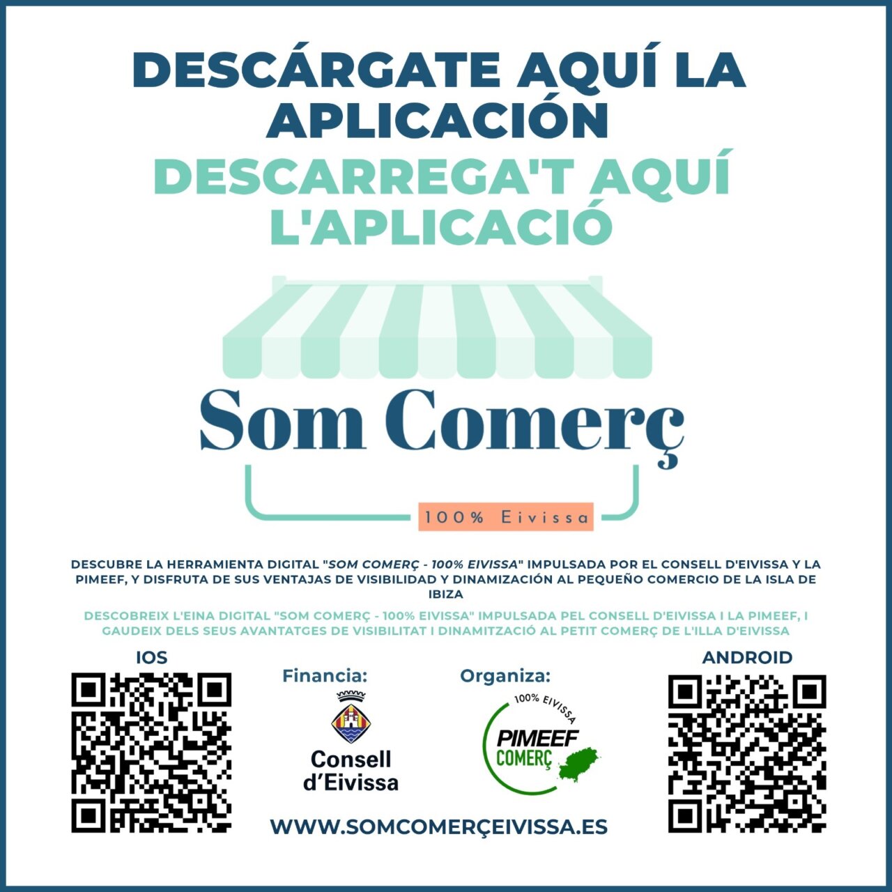 Sóm Comerç sticker.