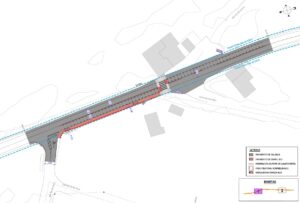 Proyecto de la carretera que atraviesa Sant Francesc de ses Salines.