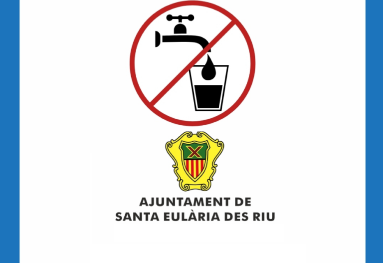 Restricción de agua en Santa Eulària.