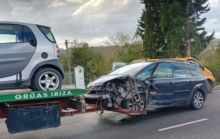 Vehículo accidentado.