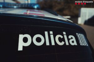 Un coche patrulla de los Mossos d'Esquadra.