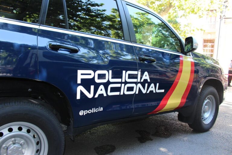 Un vehículo patrulla de la Policía Nacional.