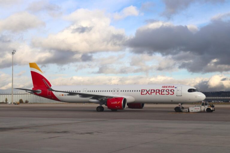 Un avión de Iberia Express.