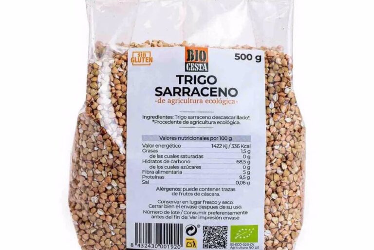 Imagen del producto afectado de trigo sarraceno sin gluten, de la marca Bio Cesta.