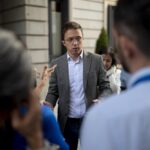 &Iacute;&ntilde;igo Errej&oacute;n and Elisa Moulia&aacute; appear before a judge in connection with the sexual assault complaint