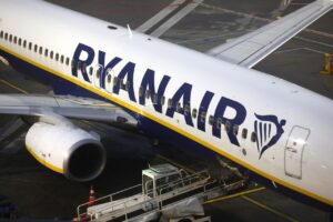 Un avi&oacute;n de Ryanair