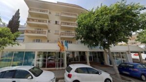 Hotel okupado en Mallorca.
