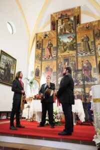 Tradicional interpretación de las ‘Caramelles de Nadal’ en Jesús (PH Lorena Portero)