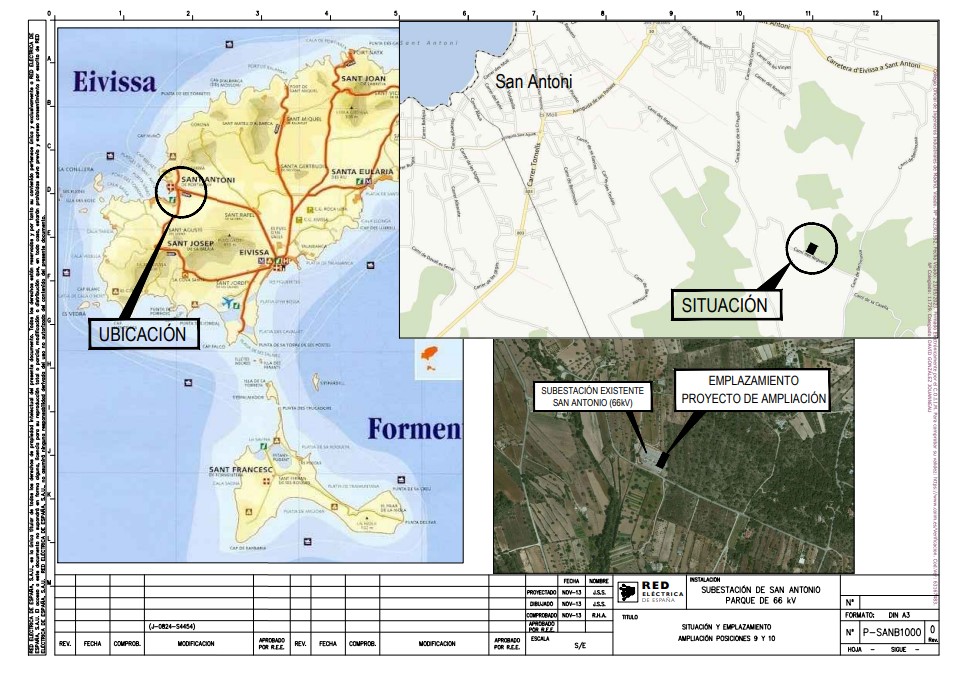 Green light for the expansion project of the Sant Antoni substation and the installation of storage batteries.  