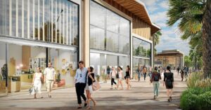 Recreaci&oacute;n de Ibiza Gallery, enfrente del Hard Rock Ibiza.