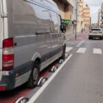Policía de Ibiza advierte: «El carril bici no es un aparcamiento»