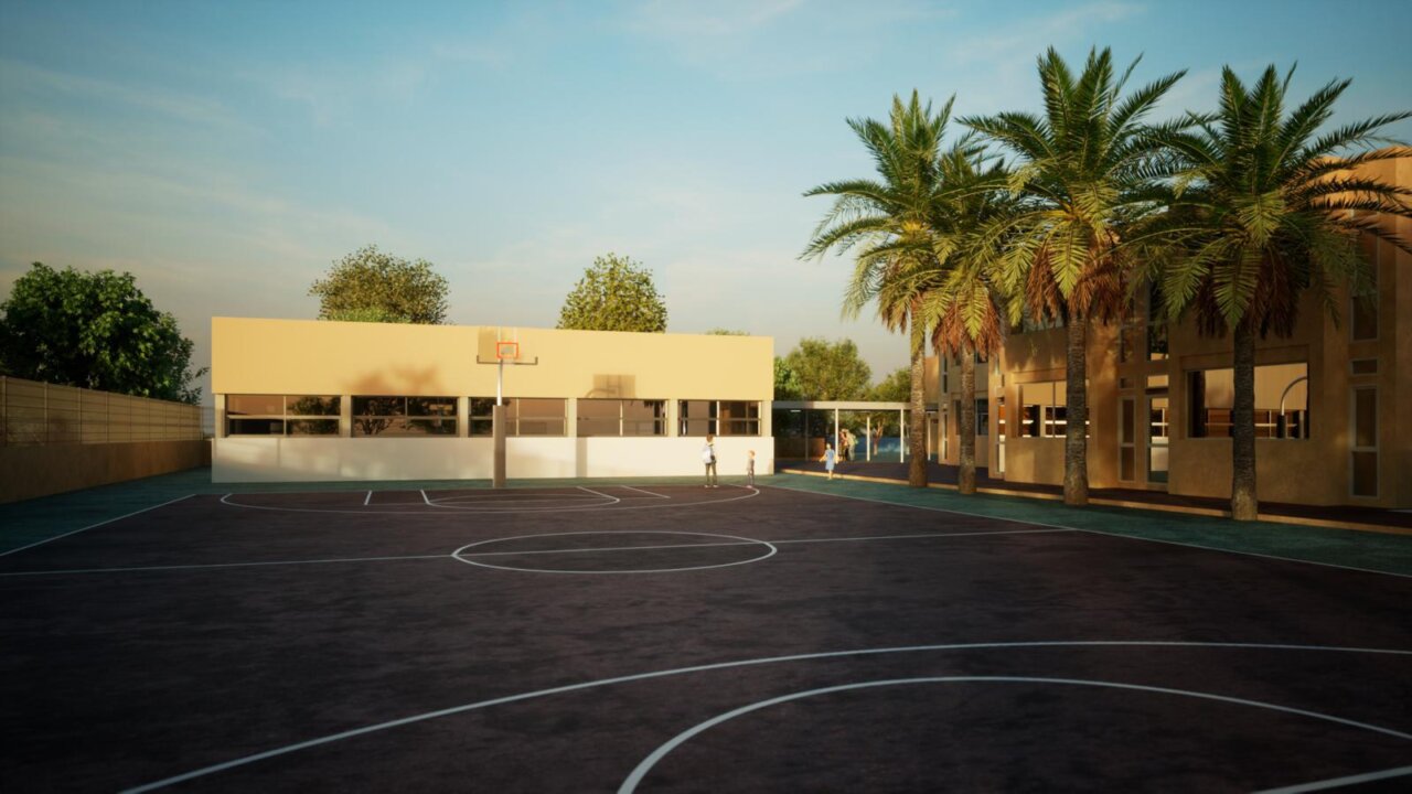 Cancha de baloncesto