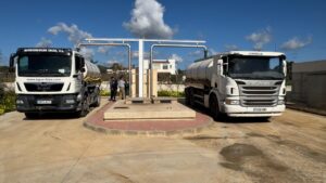 Dispensador de agua en Ibiza.