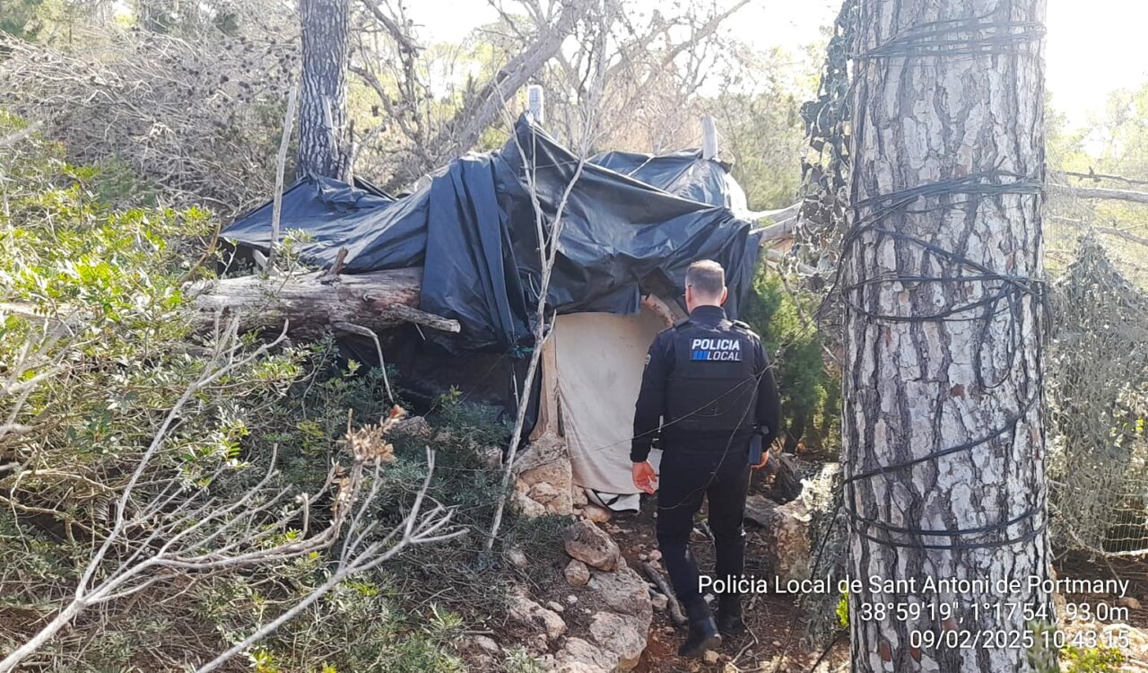 Operativo de la Policía Local de Sant Antoni.