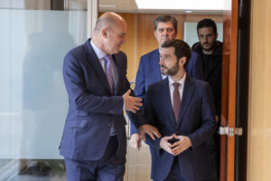 Vicent Mar&iacute; y Pablo Bustinduy.