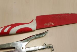 Cuchillo intervenido por la Polic&iacute;a Local de Ibiza