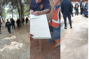 Momentos de la desokupación