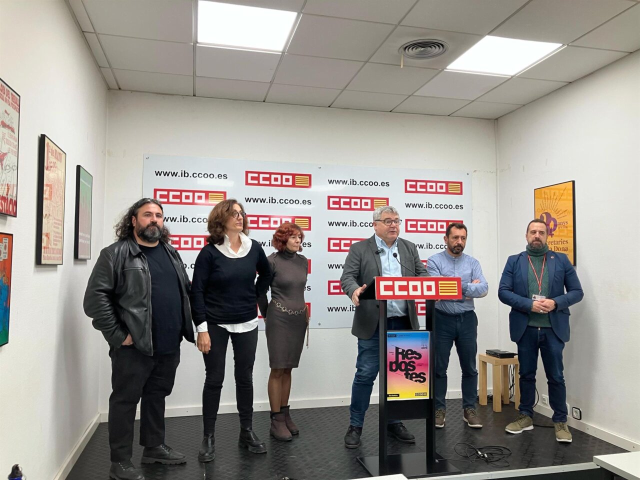 Rueda de prensa CCOO Baleares