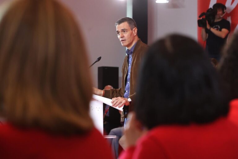 Pedro Sánchez, en el congreso del PSIB.