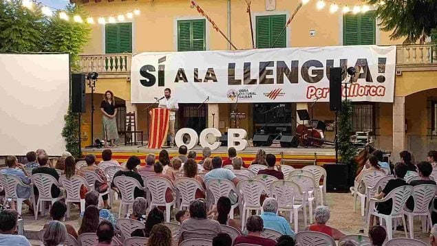 Acto de la Obra Cultura Balear en Mallorca.