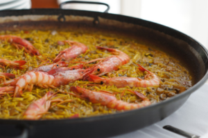 Cocina con Gambas Rojas (imagen ilustrativa)