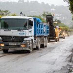 Avanzan los trabajos de mejora de la carretera de es Cubells tras una inversión de 1,5 millones de euros en diferentes puntos de la red viaria insular