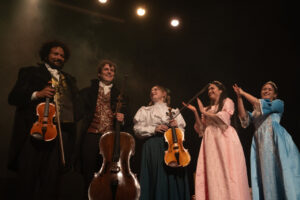 Presentaci&oacute;n de Los Bridgerton a Can Ventosa en 2024.