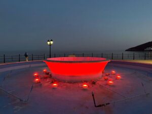 Foto iluminacion Santa Eularia Pueblo Gitano