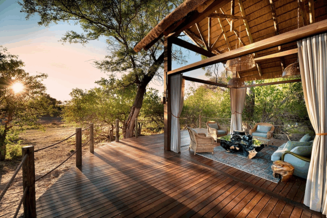 Atzaró Okavango en Botsuana, África Atzaró Okavango en Botsuana, África