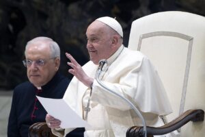 El papa Francisco durante una audiencia en el Vaticano.