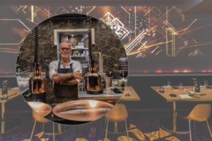 El chef Edwin Vinke en 1742.